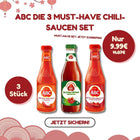 ABC Die 3 Must-Have Chili-Saucen Set Bild 2