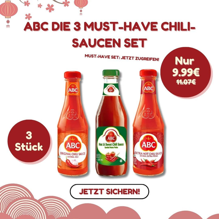 ABC Die 3 Must - Have Chili - Saucen Set - MAOMAO