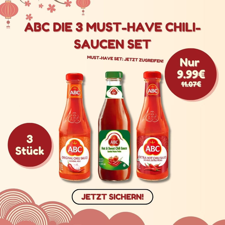 ABC Die 3 Must - Have Chili - Saucen Set - MAOMAO