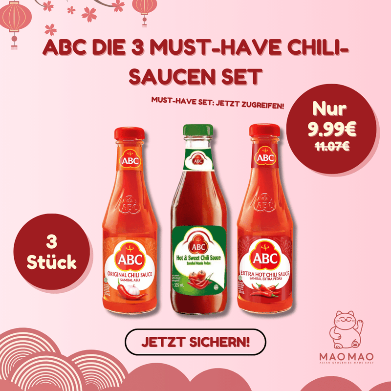 ABC Die 3 Must-Have Chili-Saucen Set
