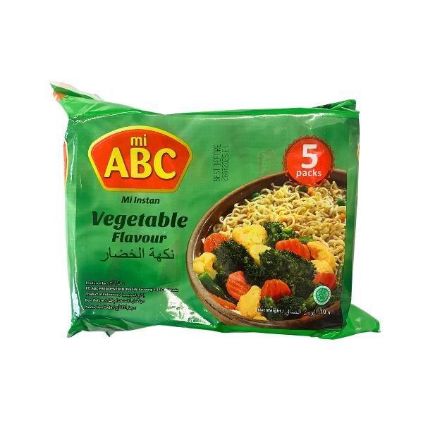 ABC Instant Noodles Soup Vegetable Flavor 350g (5x70g)