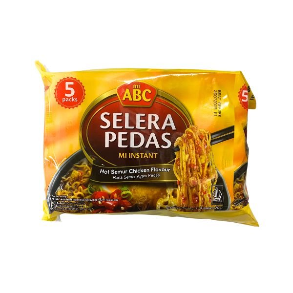 ABC Instant Nudeln Suppe Scharfer Semur Hühnchen Geschmack 350g