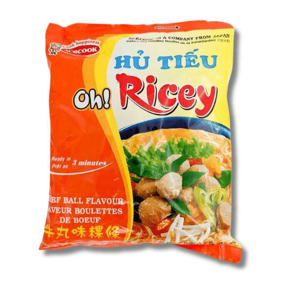ACECOOK OH!RICEY Reisnudeln Hackbällchen Geschmack 70g - MAOMAO