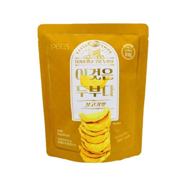 ALL THE PIECES 烘焙豆腐脆片 韩式烧烤味 30克