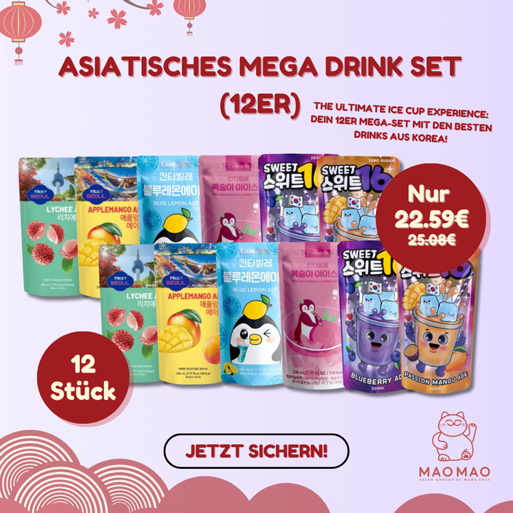 Asiatisches Mega Drink Set (12er) - MAOMAO