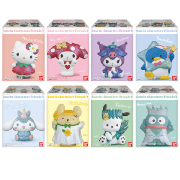 BANDAI Sanrio Characters Friends 3 Kaugummi mit Sodageschmack 1,5 g - MAOMAO