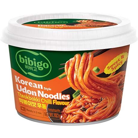 BIBIGO Udon Nudeln Tteokbokki Chili 187g - MAOMAO