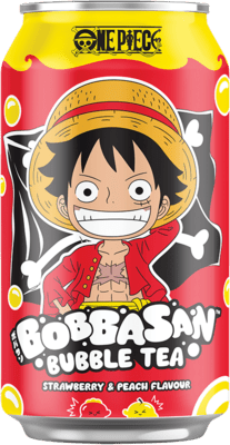 BOBBASAN One Piece Bubble Tea Erdbeere & Pfirsich 320ml (EINWEG) - MAOMAO