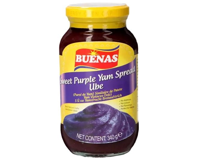 BUENAS Ube Brotaufstrich (Süße lila Yamswurzel) 340g - MAOMAO
