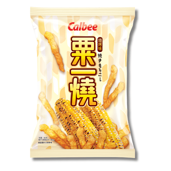 CALBEE Grill - A - Corn Maissticks BBQ - Geschmack 80g - MAOMAO