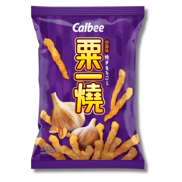 CALBEE Grill - A - Corn Maissticks Knoblauch - Geschmack 80g - MAOMAO