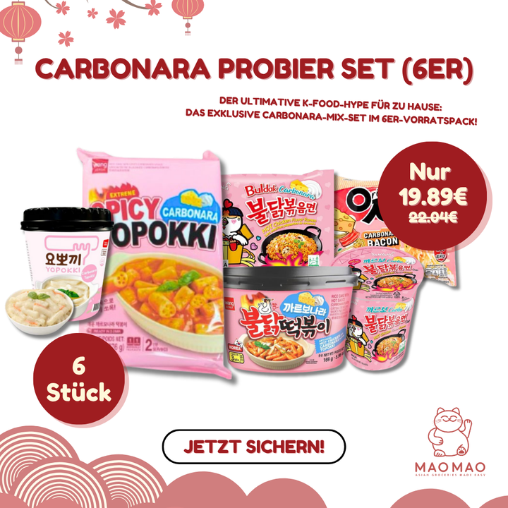 Carbonara Probier Set (6er) - MAOMAO