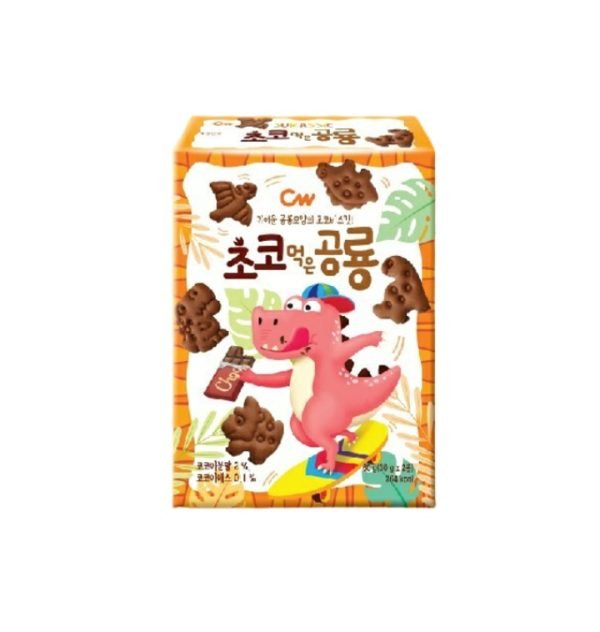 CHEONG WOO Dinosaur Cookie Chocolate Flavor 60g