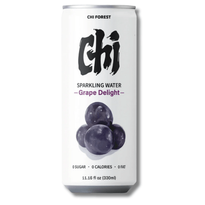 CHI FOREST Sparkling Water Grape Delight 330ml (SINGLE-USE)