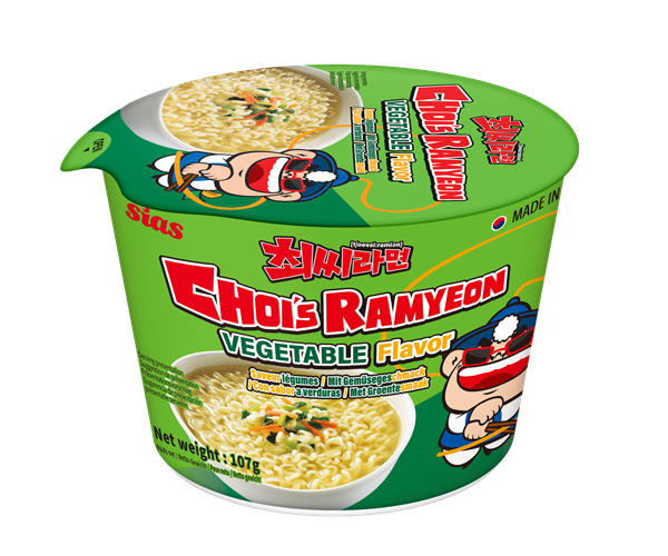 CHOI'S Instant Nudel Cup Vegetarisch 107g - MAOMAO