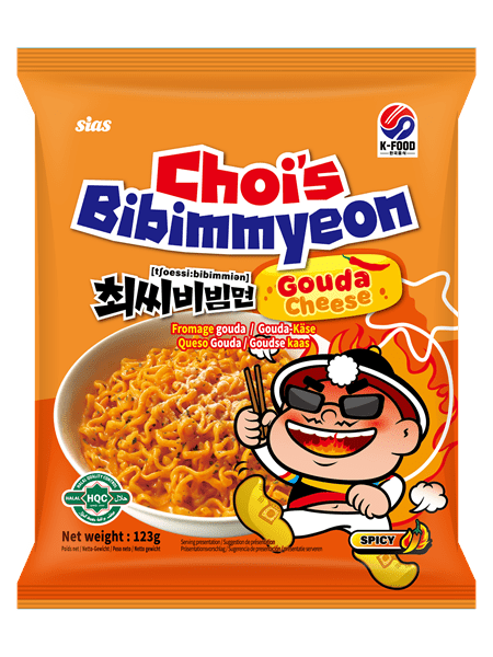CHOI'S Instant Nudeln Gouda Cheese 123g - MAOMAO