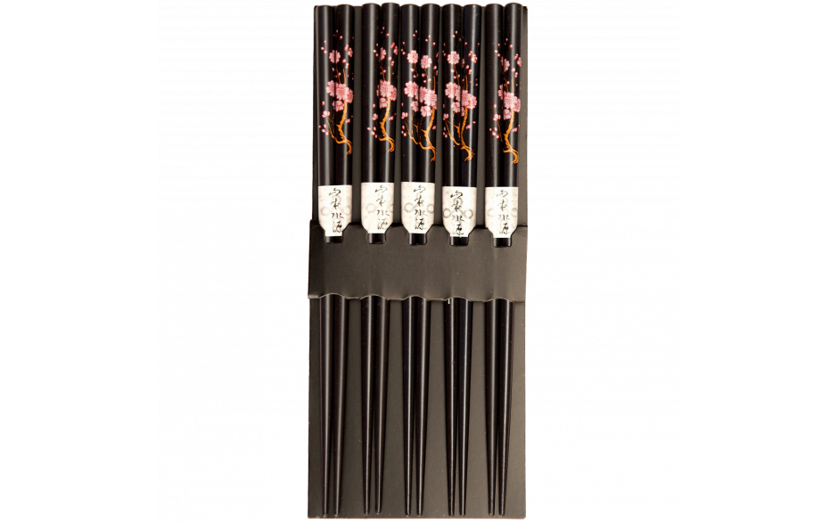 Black chopsticks 5 pairs