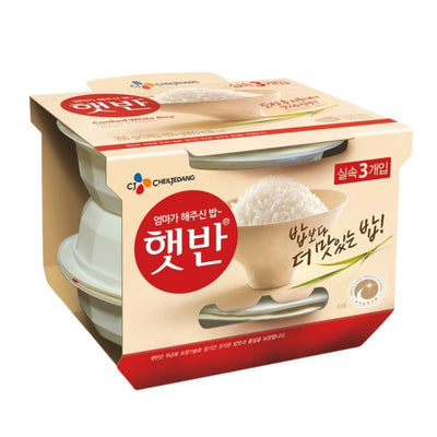 CJ HETBAN White Microwave Rice 630g (210g x 3)