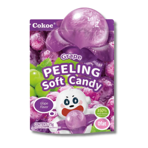COKOC Peeling Gummis mit Traubengeschmack 75 g - MAOMAO