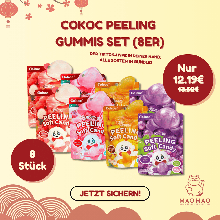 Cokoc Peeling Gummis Set (8er) - MAOMAO