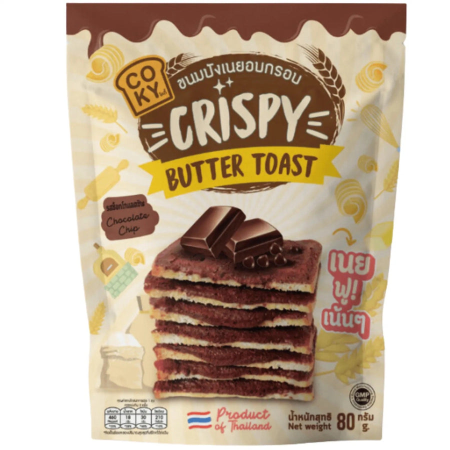 COKY Crispy Butter Toast Schoko 80g - MAOMAO