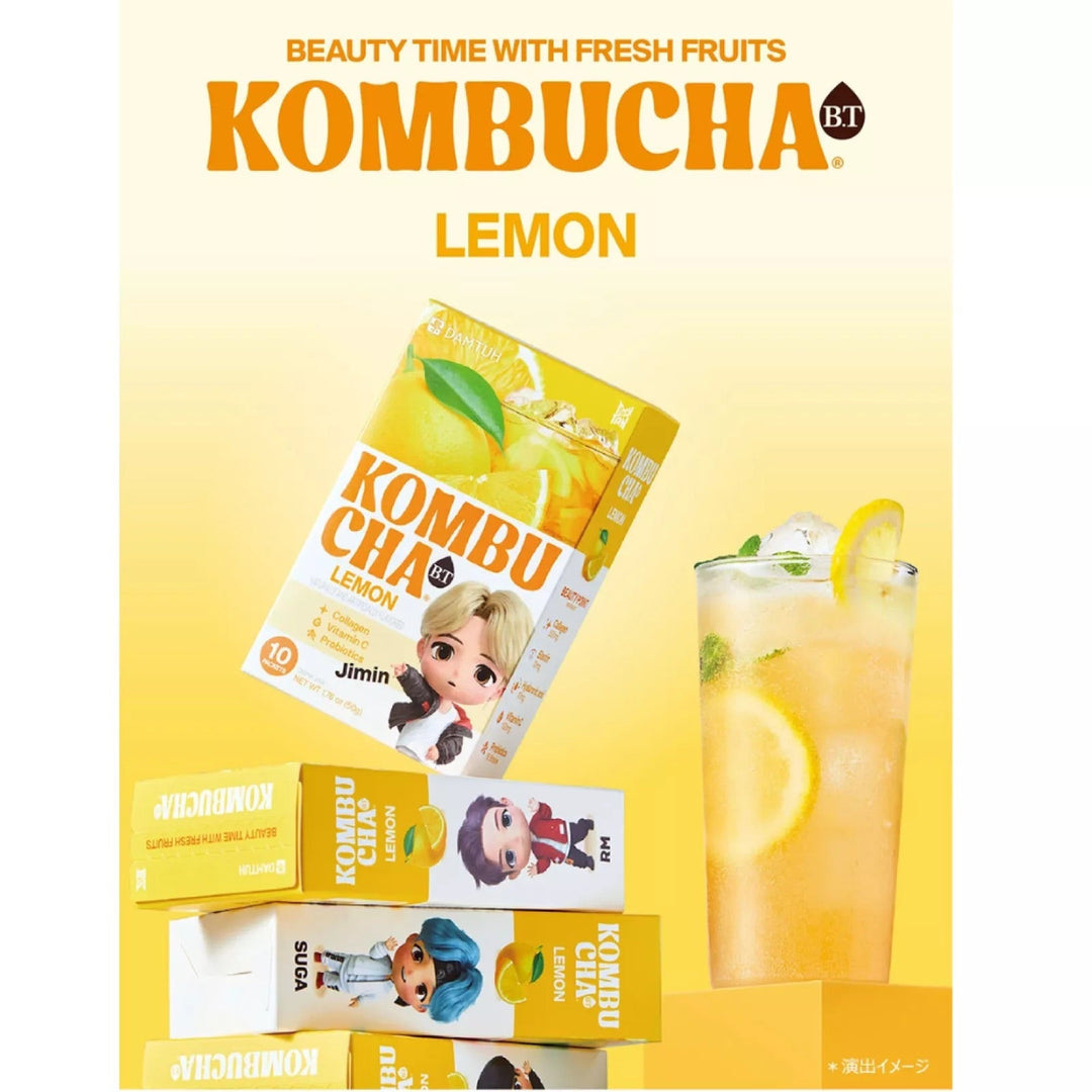 DAMTUH BT21 Kombucha Zitronen 50g (10x5g) - MAOMAO