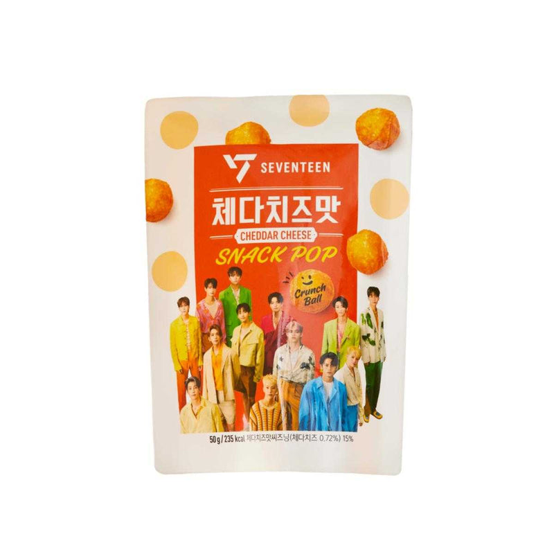 EATS ON SEVENTEEN Snack Pop Cheddar Käse 50g