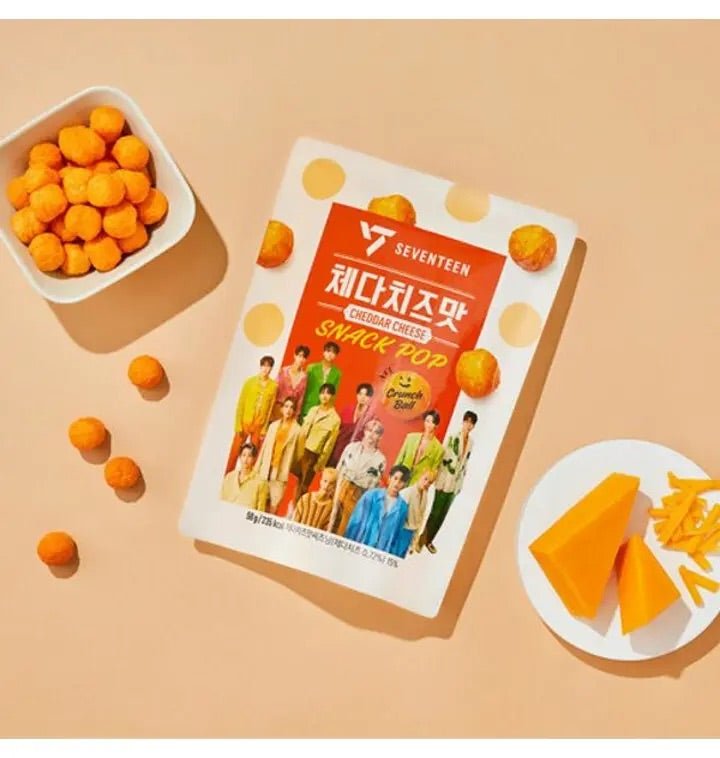 EATS ON SEVENTEEN Snack Pop Cheddar Käse 50g - MAOMAO