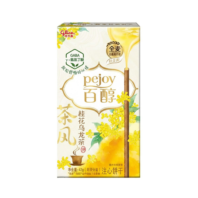 固力果百奇桂花乌龙茶味饼干棒42克