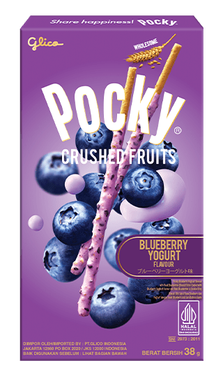 GLICO Pocky Sticks Crushed Fruits Blueberry Yogurt 38g
