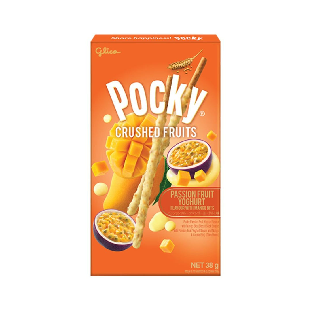 GLICO Pocky Sticks Crushed Fruits Passionsfrucht 38g - MAOMAO