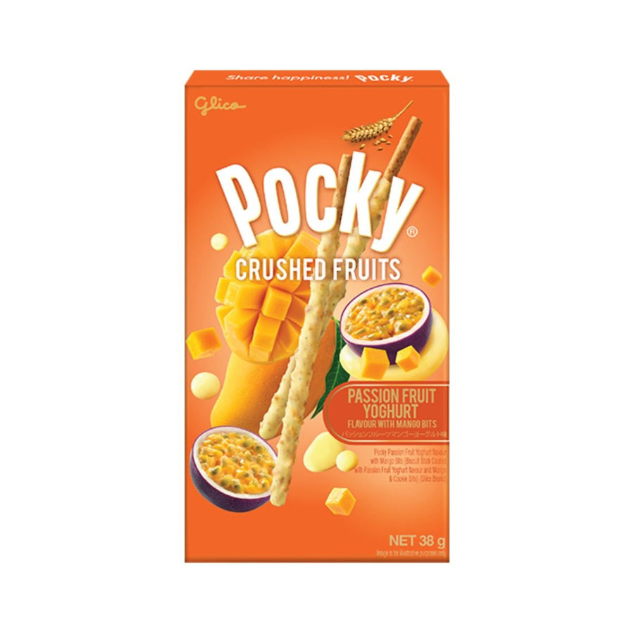 GLICO Pocky Sticks Crushed Fruits Passionsfrucht 38g - MAOMAO