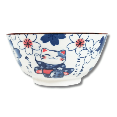 金龟招财猫陶瓷碗 14.5厘米