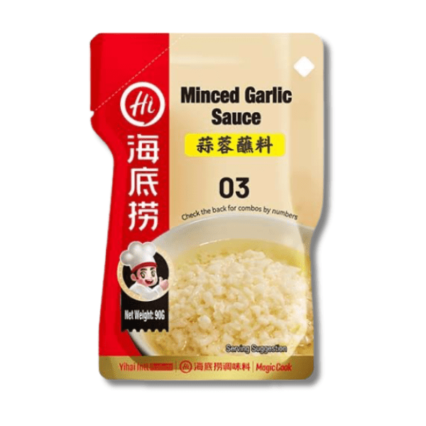 HAIDILAO Fein Gehackte Knoblauchsauce 90 g - MAOMAO