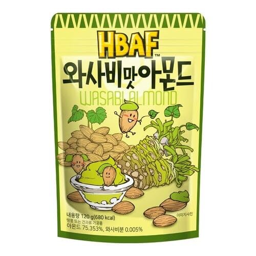 HBAF Wasabi Almonds 120g