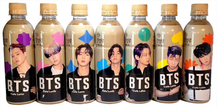 HY BTS Hot Brew süßer Café Latte 350ml - MAOMAO