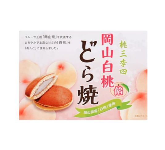ICHIEIFOODS Weiße Pfirsich Dorayaki 216g