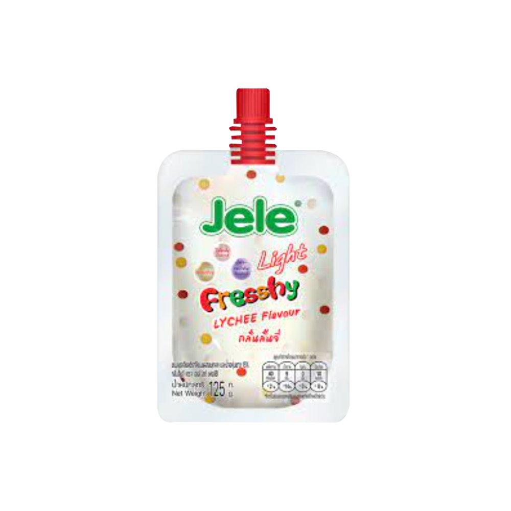 JELE FRESHY LIGHT SQUEEZE Litschi 375g (3x125g) - MAOMAO