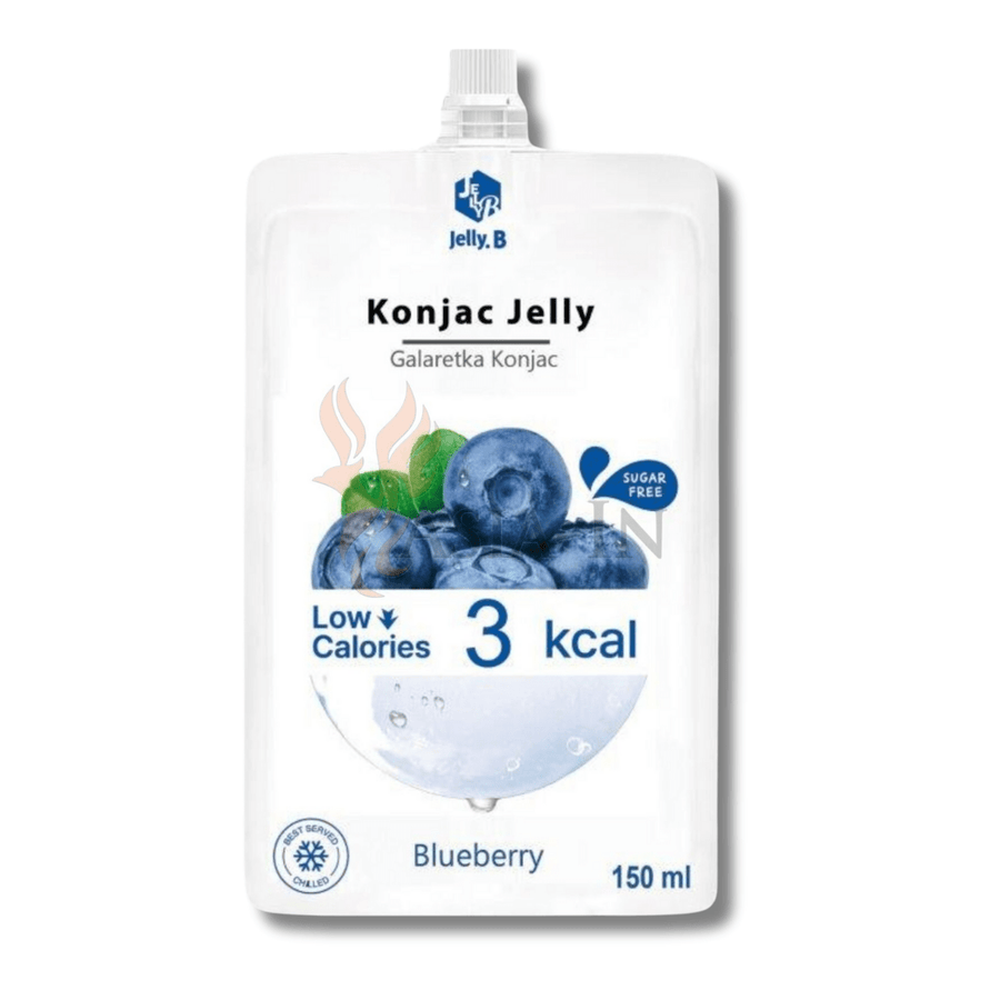 JELLYBEE Zuckerfrei Konjac Jelly Blaubeere 150g - MAOMAO