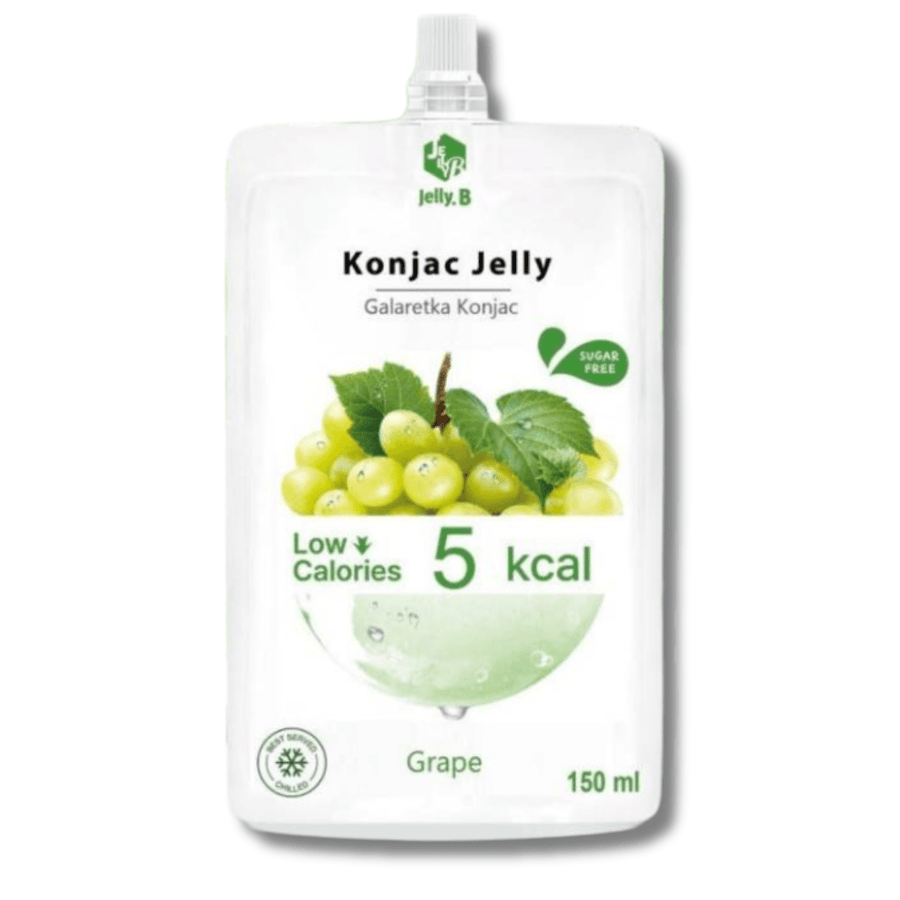 JELLYBEE Zuckerfrei Konjac Jelly Traube 150g - MAOMAO