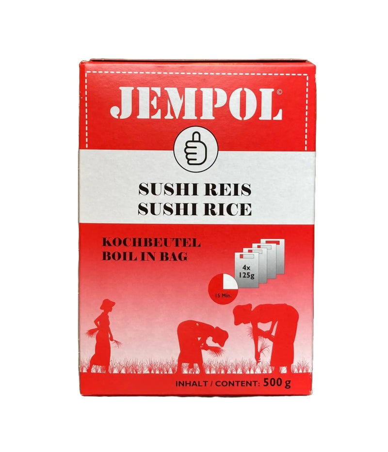 JEMPOL Sushi Rice in Boil-in-Bag 500g (4x125g)