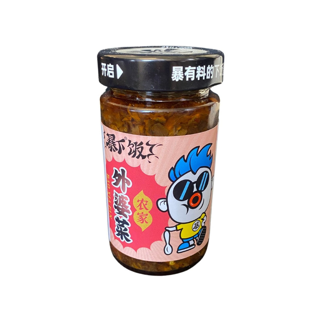 JI XIANG JU Scharfe Eingelegte Senfsauce 200g - MAOMAO