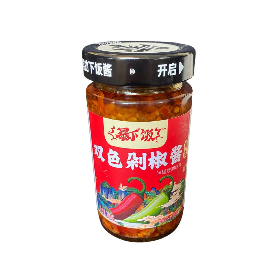 JI XIANG JU Scharfer Doppel Chilisauce 200g - MAOMAO