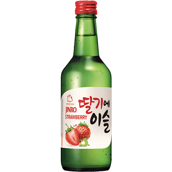 JINRO Soju Erdbeere (13% Alc.) 350ml