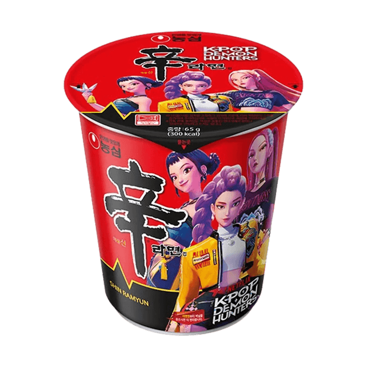 K - Pop Demon Hunters x NONG SHIM Instant Cup Nudeln Shin Ramyun 68g - MAOMAO