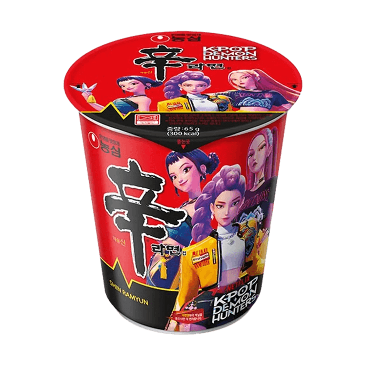 K - Pop Demon Hunters x NONG SHIM Instant Cup Nudeln Shin Ramyun 68g - MAOMAO