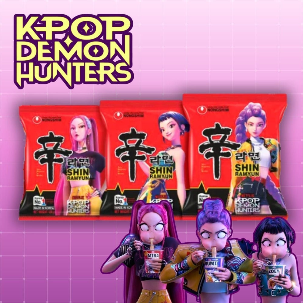 K - Pop Demon Hunters x NONG SHIM Instant Nudeln Shin Ramyun 120g - MAOMAO
