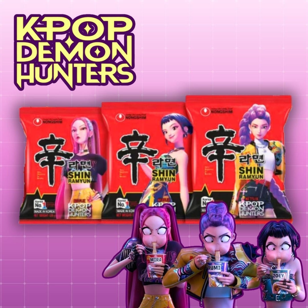 K - Pop Demon Hunters x NONG SHIM Instant Nudeln Shin Ramyun 120g - MAOMAO