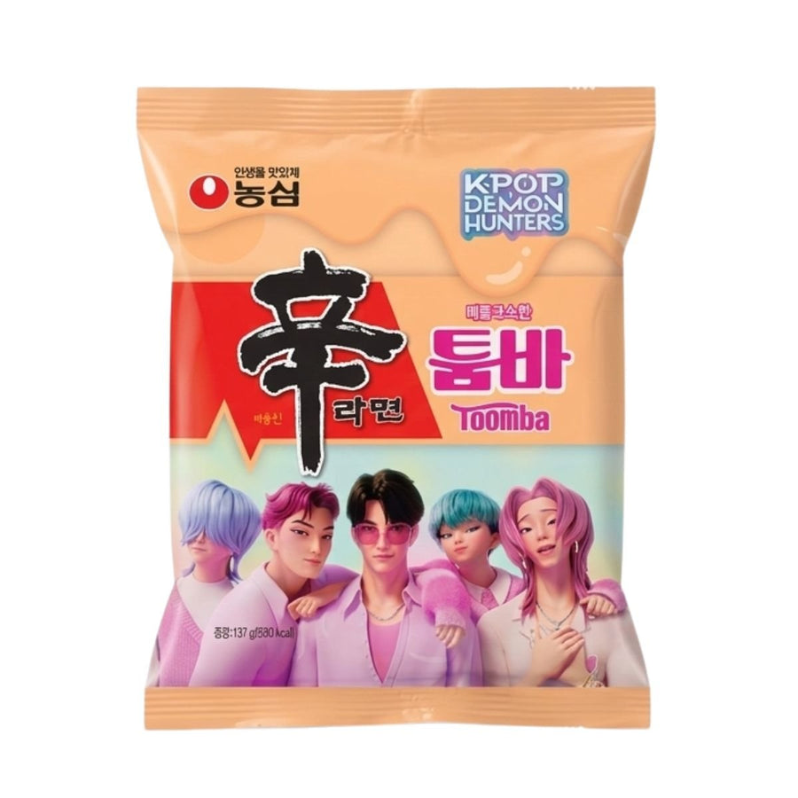 K - Pop Demon Hunters x NONG SHIM Instant Nudeln Shin Ramyun Toomba 137g - MAOMAO