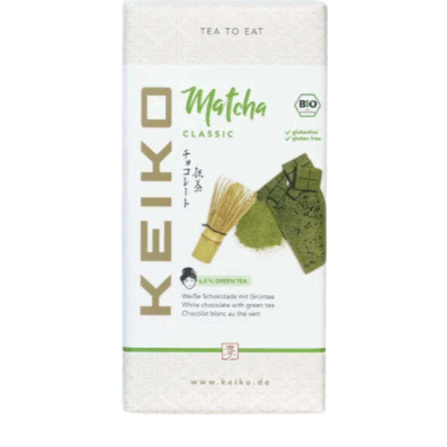 KEIKO Matcha Classic Weiße Schokolade mit Grüntee 75g - MAOMAO